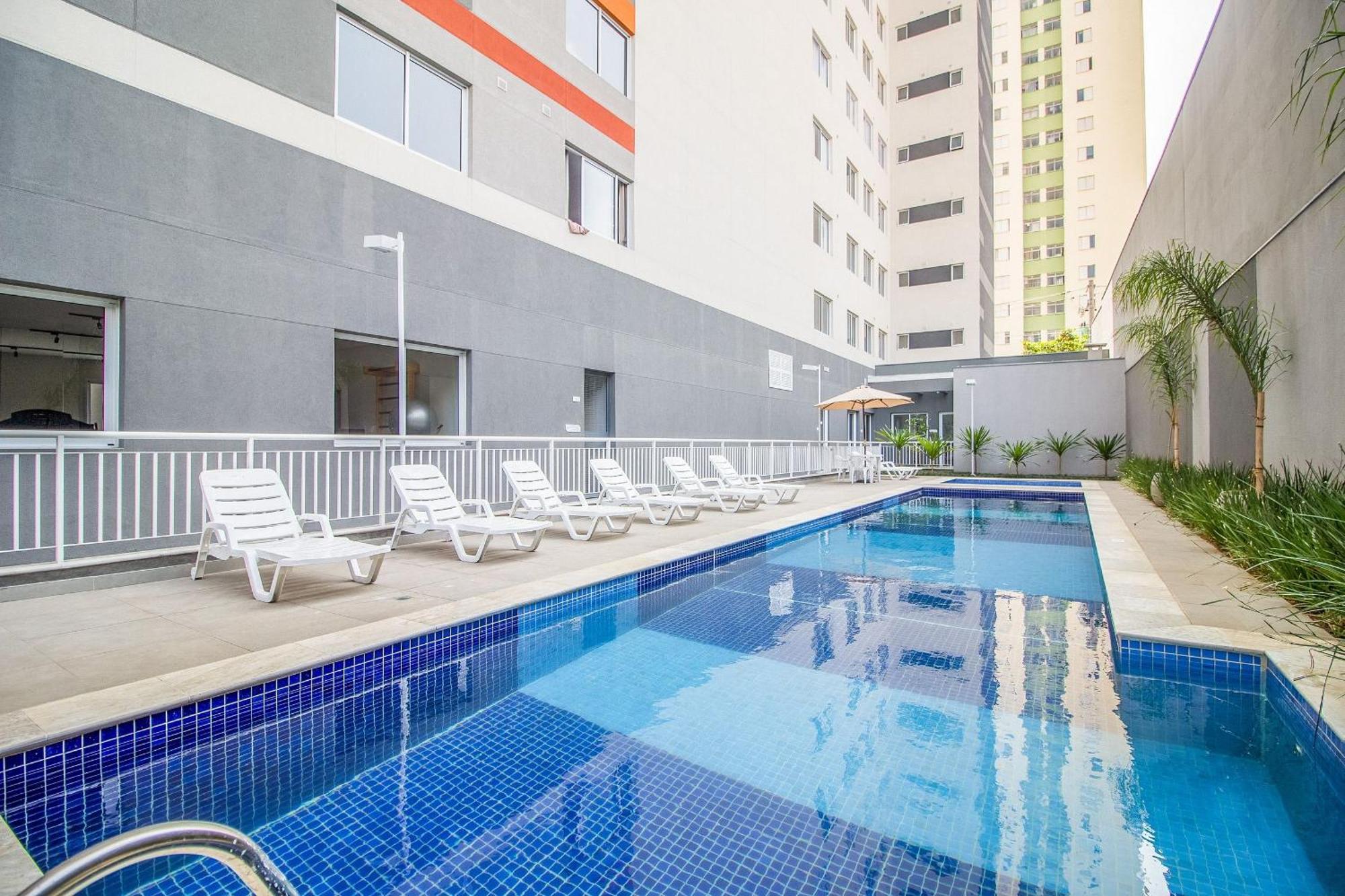 Apartment Diamante No Bras Com Piscina - Metro Bras *